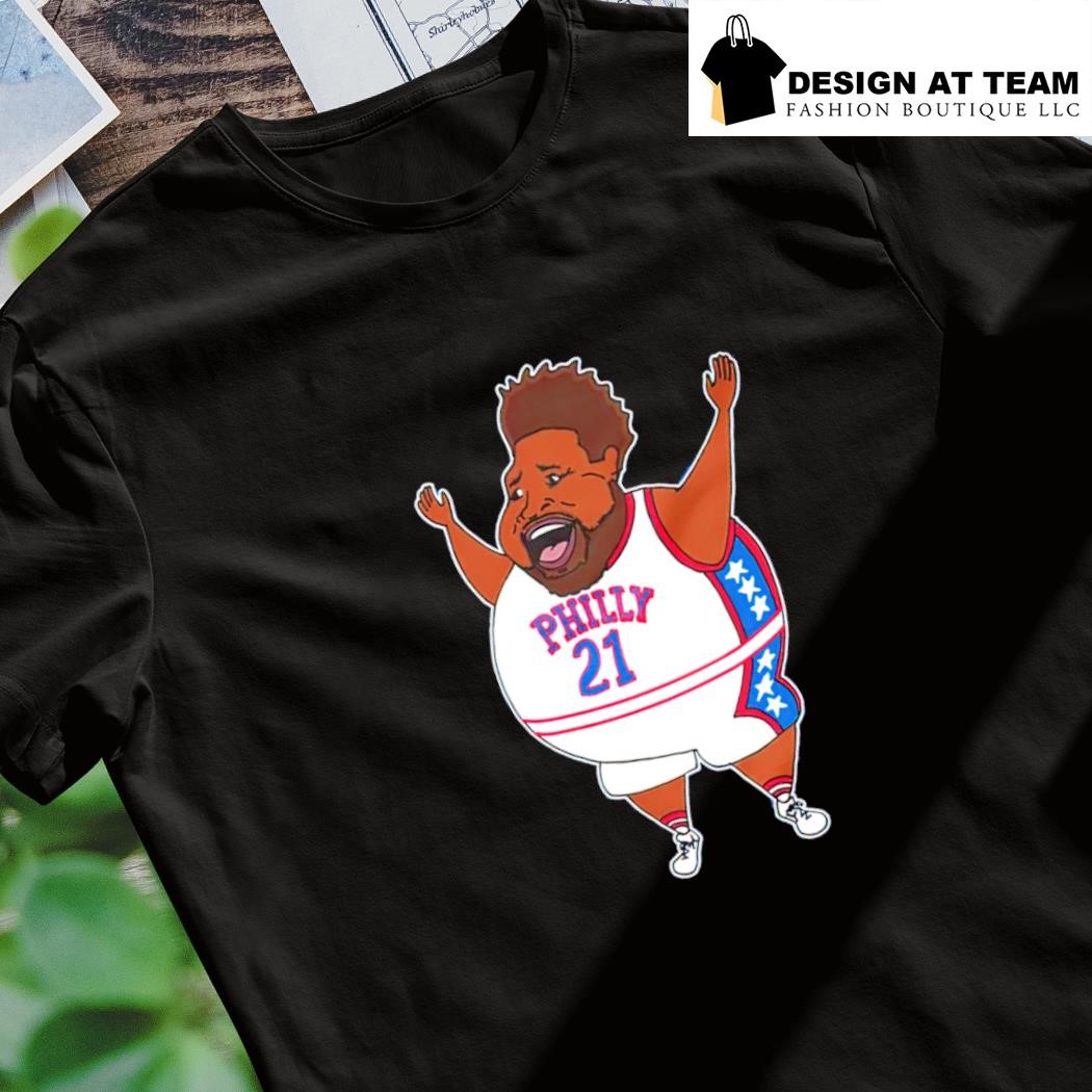 Philadelphia 76ers Sixers Joel Embiid fat body funny shirt