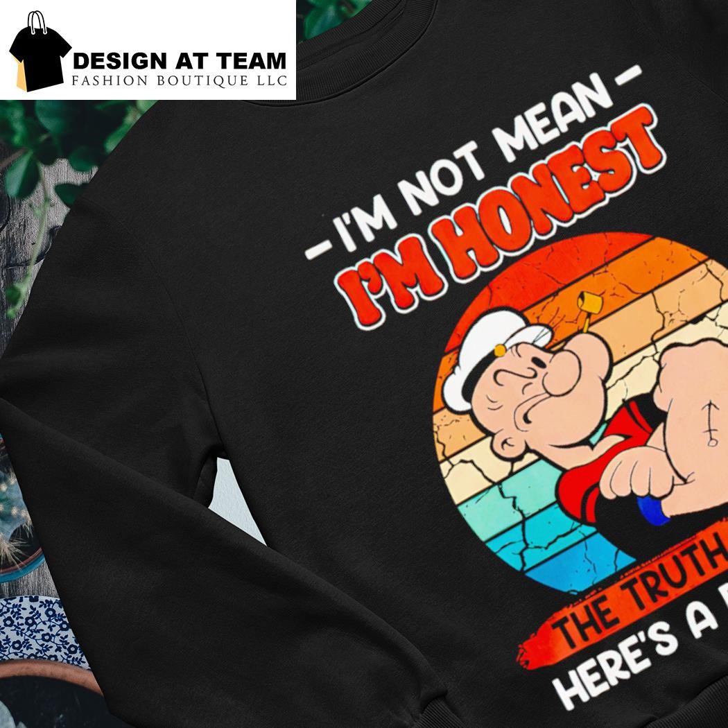 Popeye Vintage Distressed Group With Logo T-Shirt Popeye Vintage Distressed Group With Logo T-Shirt