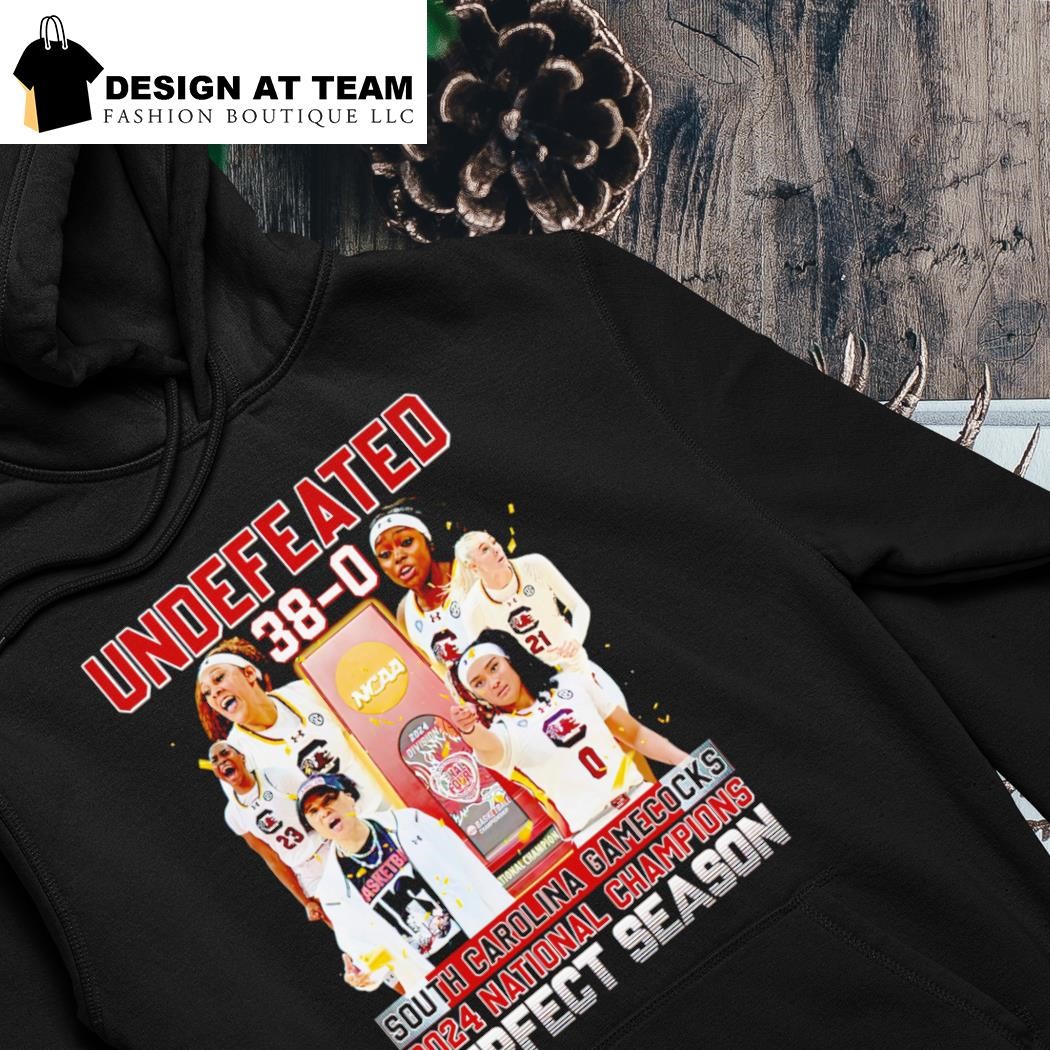 Undefeated 38-0 South Carolina Gamecocks Perfect Season 2024 NCAA Women’s Basketball National Champions shirt hoodie