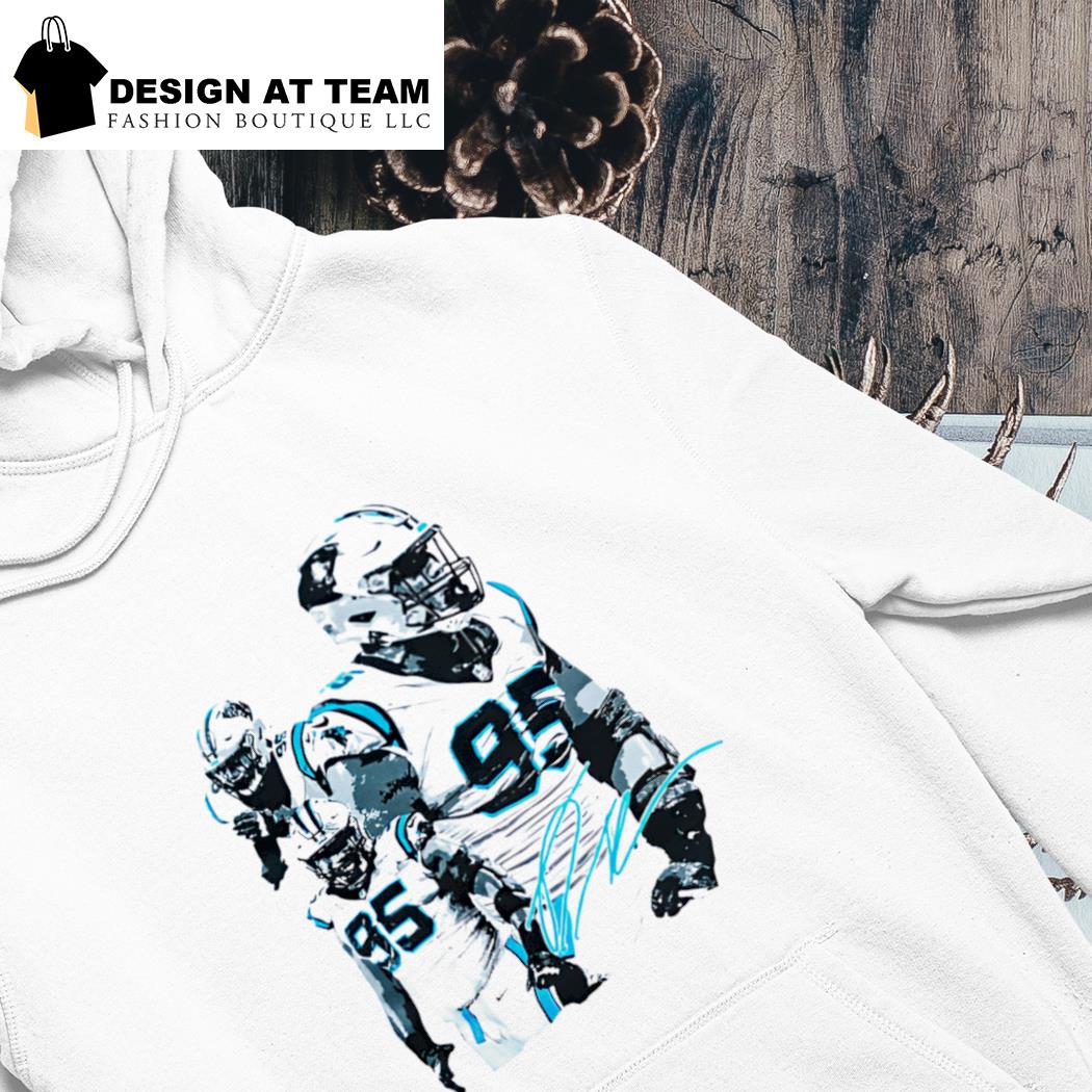 Carolina Panthers Kai Brown Derrick Brown signature s hoodie