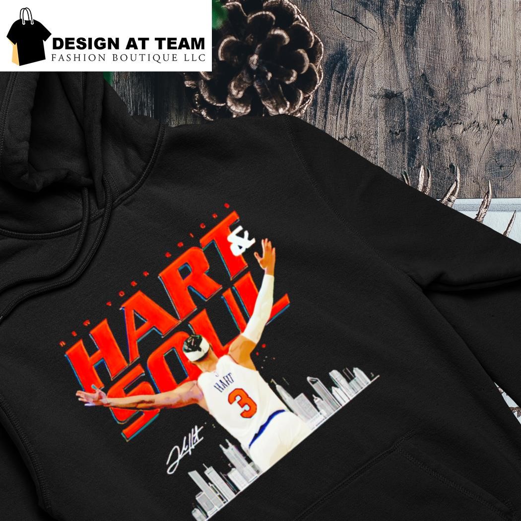 Josh Hart New York Knicks Hart and soul signature hoodie