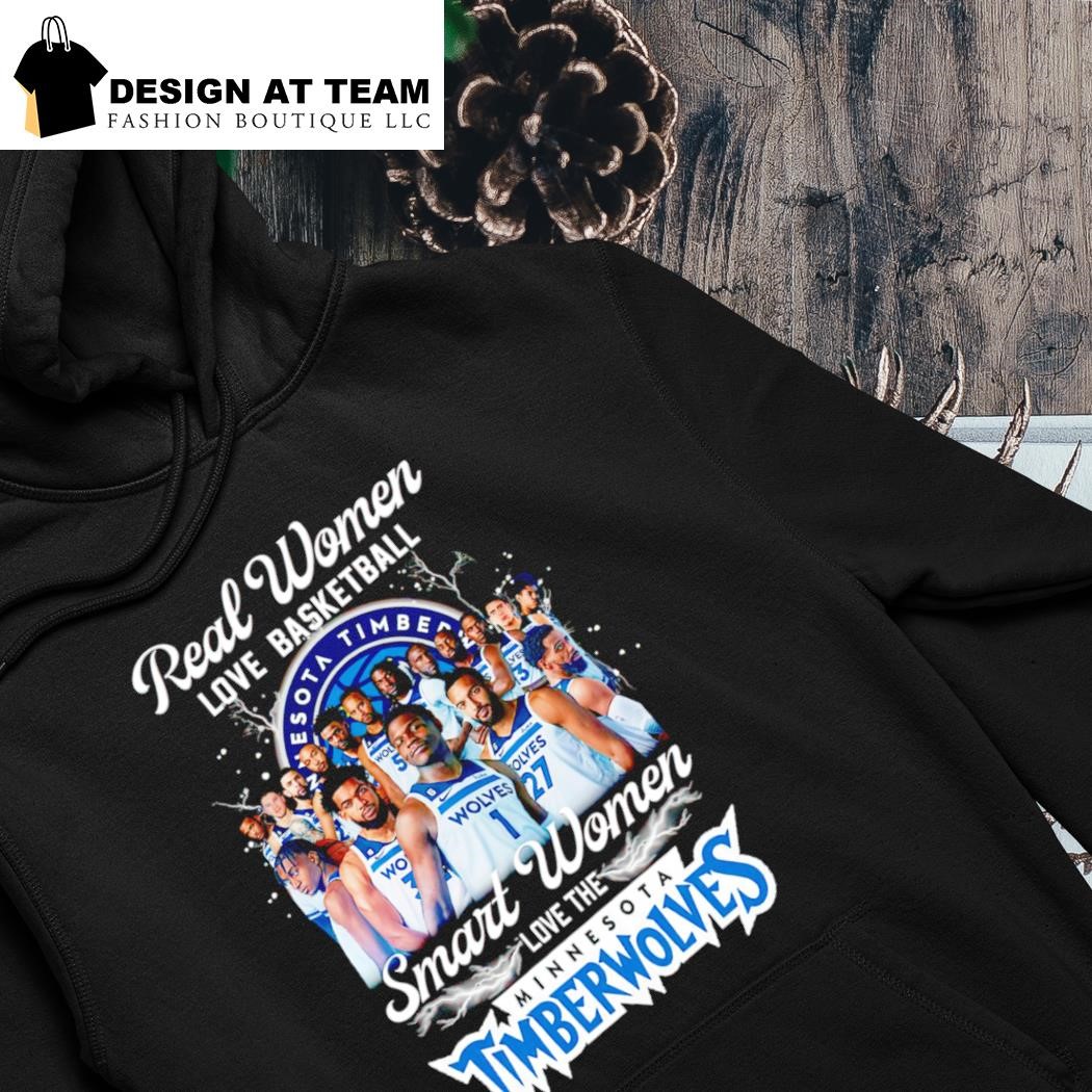 Minnesota Timberwolves real women love basketball smart women love Timberwolves hoodie