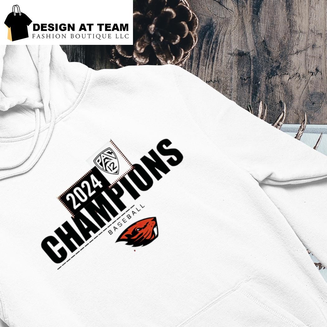 Oregon State Beavers 2024 Pac-12 Baseball Regular Season Champions hoodie