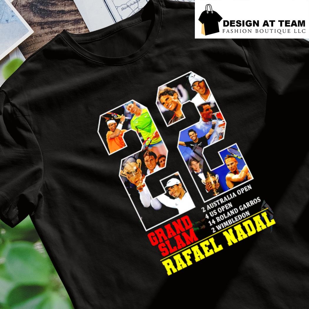 Rafael Nadal 22 Grand slam stats shirt, hoodie, sweater