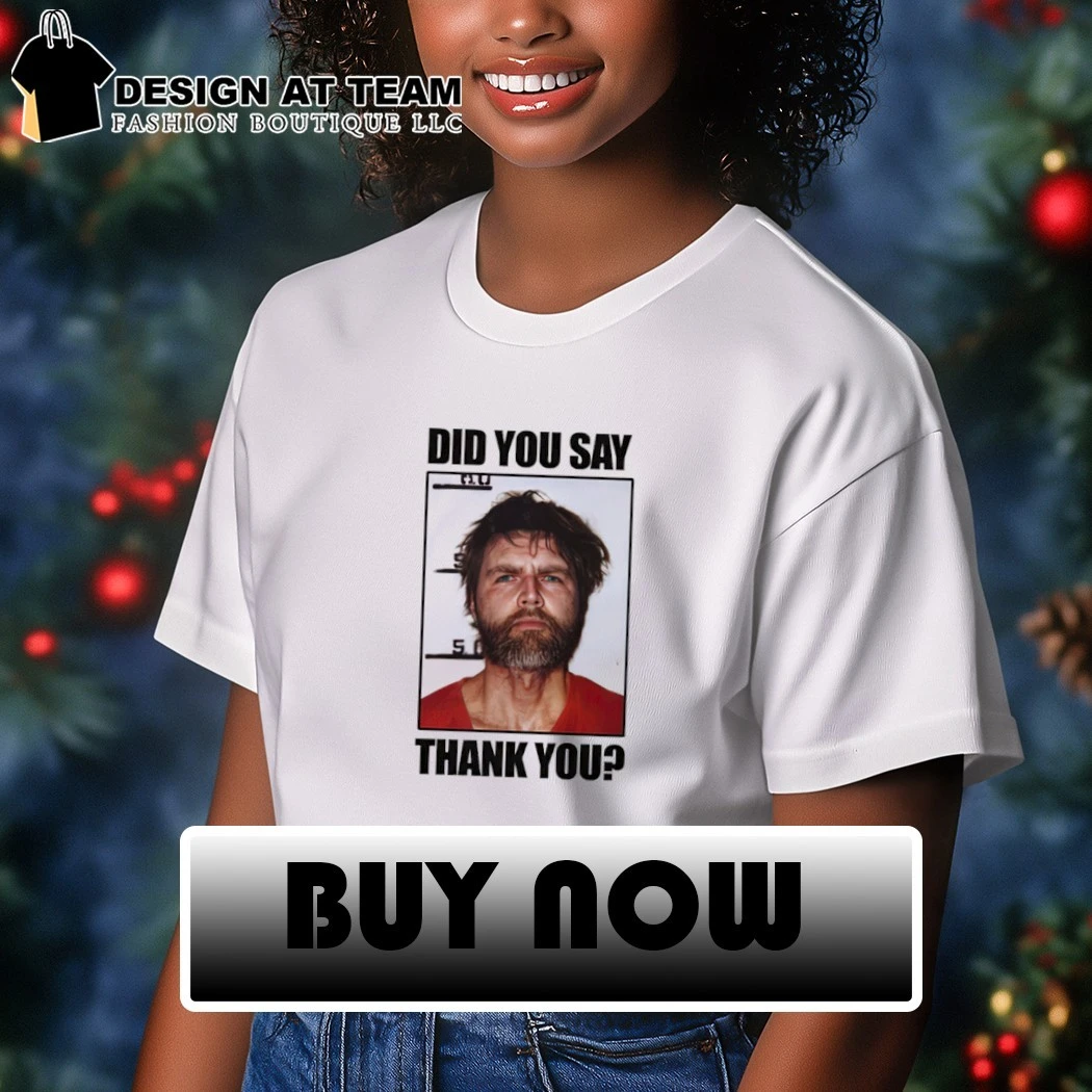 Did You Say Thank You JD Vance Mugshot shirt, hoodie, sweater