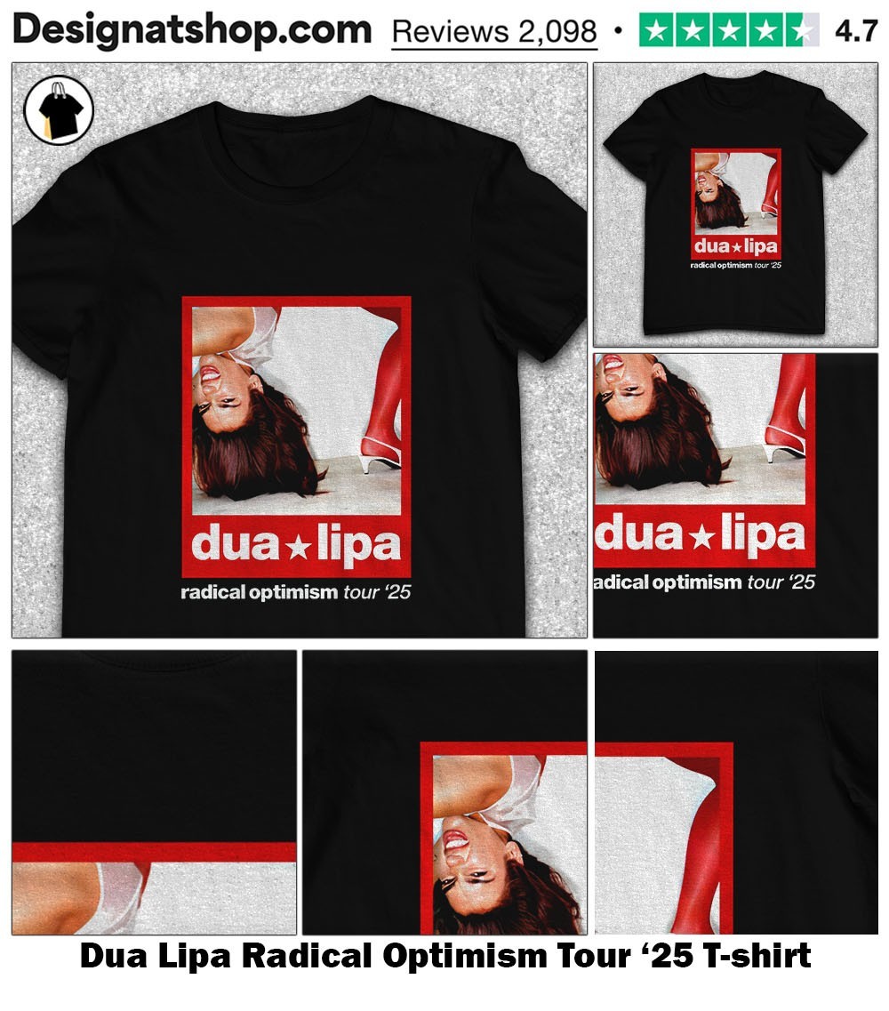 デュアリパ TシャツXLサイズDua Lipa RadicalOptimism Dua Lipa Unisex's Standard Official Merch Radical Optimism T