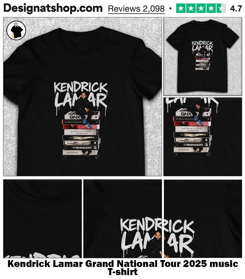 kendrick lamar USツアー merch Official Merch for the Tour. Available for purchase on the
