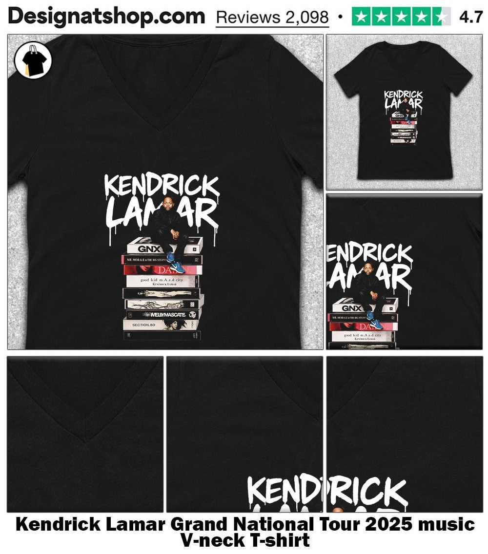 kendrick lamar USツアー merch Kendrick Lamar Grand National Tour 2025 music shirt, hoodie