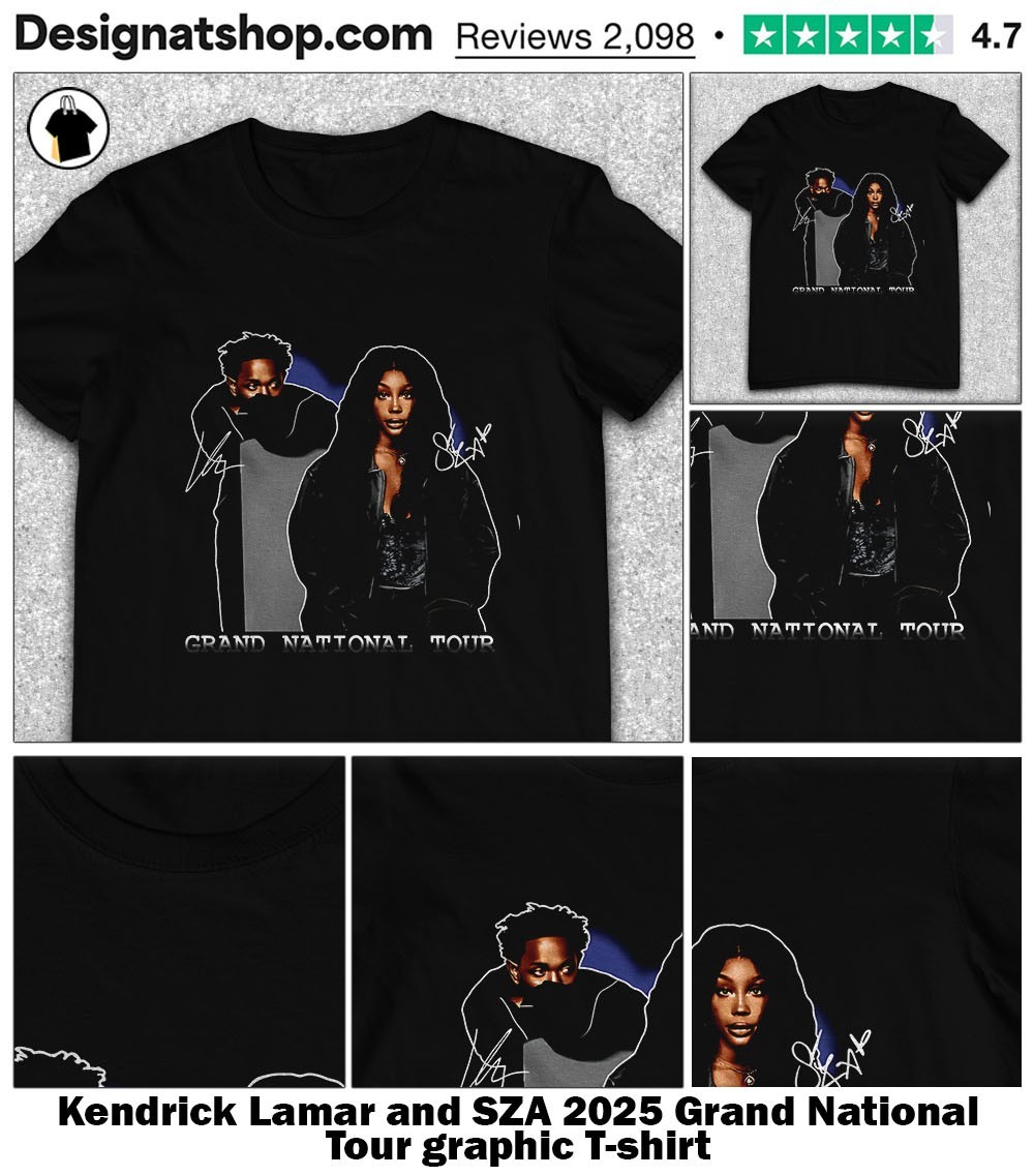 Kendrick Lammer & SZA ツアー公式Tシャツ M 黒 Kendrick Lamar & SZA 