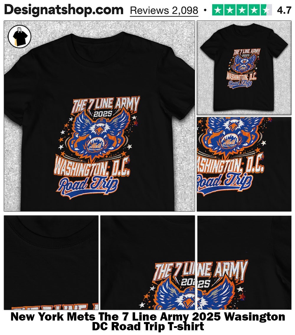 New York Mets The 7 Line Army 2025 Wasington DC Road Trip
