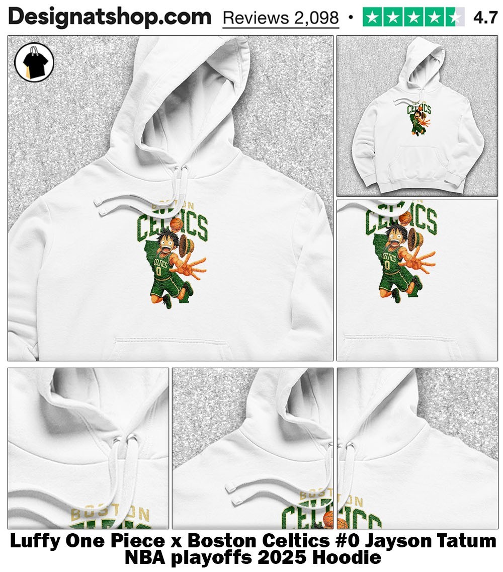 Official Luffy One Piece x Boston Celtics #0 Jayson Tatum NBA