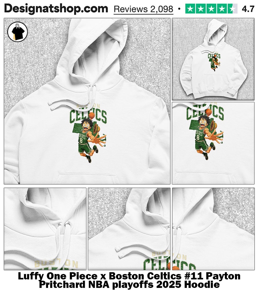 Official Luffy One Piece x Boston Celtics #11 Payton Pritchard NBA