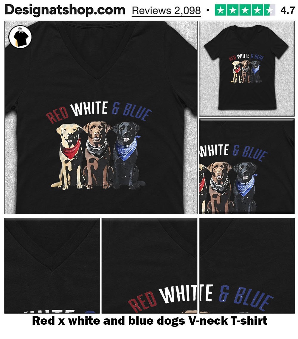 Patriotic Paw Print In Red, White, & Blue. Premium T-Shirt Patriotic Paw Print In Red, White, & Blue. Premium T-Shirt