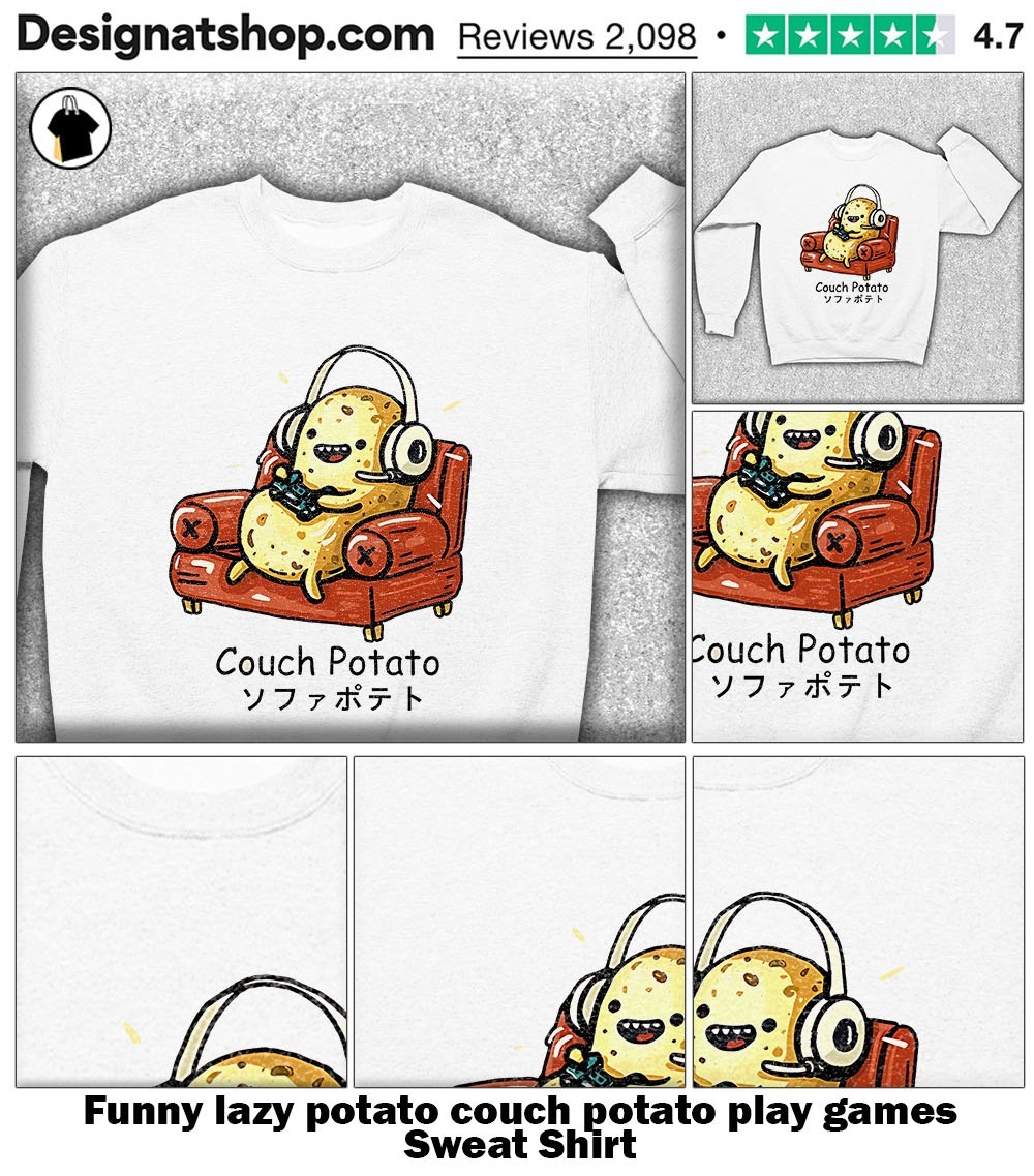 lazy couch potato