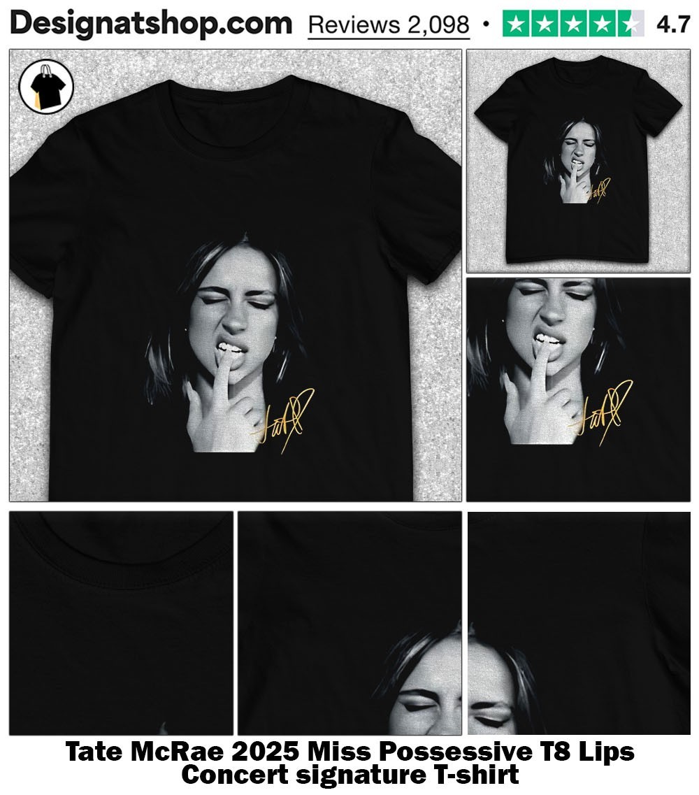 TATE MCRAE T8 トレーナー Tate McRae T8 Merch Jersey Think Later Tour T-shirts Women