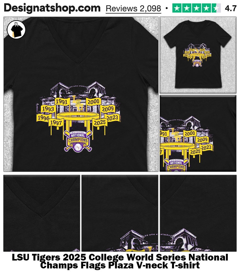 LSU Tigers 2025 College World Series National Champs Flags