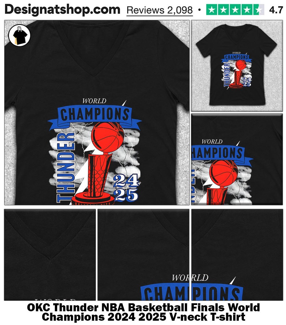 OKC Thunder NBA Basketball Finals World Champions 2024 2025