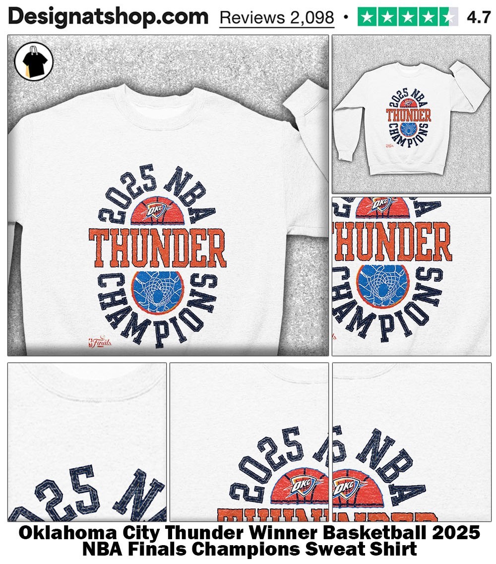 Oklahoma City Thunder Winner Basketball 2025 NBA Finals