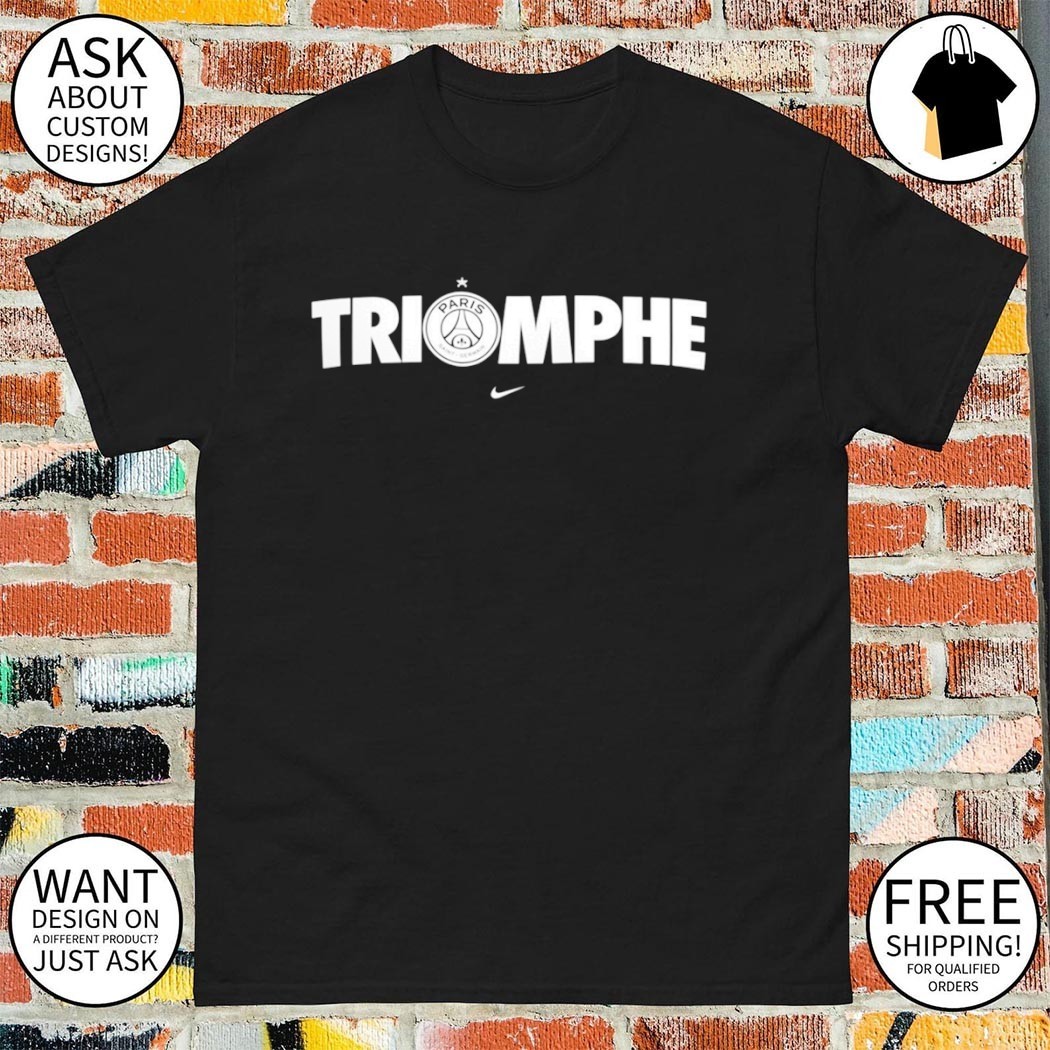 Nike TRIOMPHE PSG UCL 2025 優勝記念Tシャツ PSG Nike UCL Winners TRIOMPHE Tee 2025 - Navy