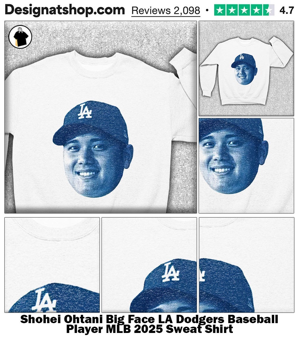 Shohei Ohtani Big Face LA Dodgers Baseball Player MLB 2025