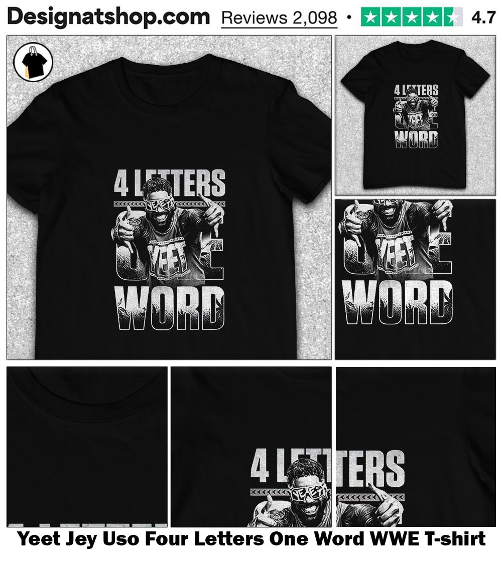 WWE ジェイ・ウーソ4 LETTERS ONE WORD Tシャツ Lサイズ Men's Black Jey Uso Four Letters, One Word T-Shirt