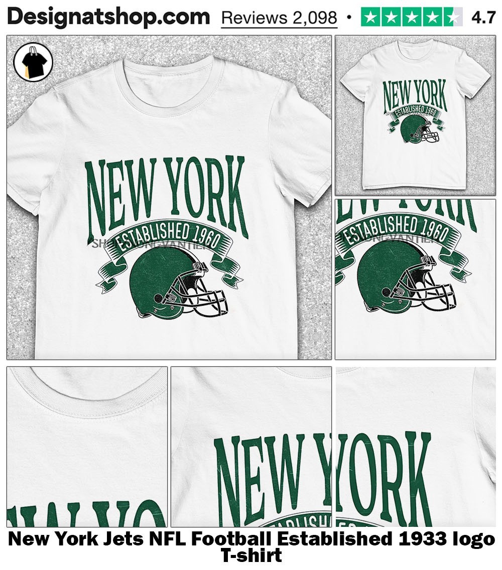 New York Jets NFL Football Established 1933 logo shirt