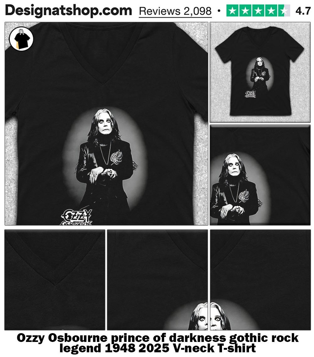 Official Ozzy Osbourne prince of darkness gothic rock legend