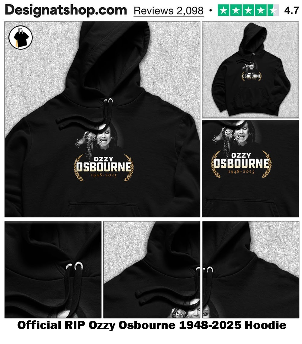 Official RIP Ozzy Osbourne 1948-2025 shirt, hoodie, sweater