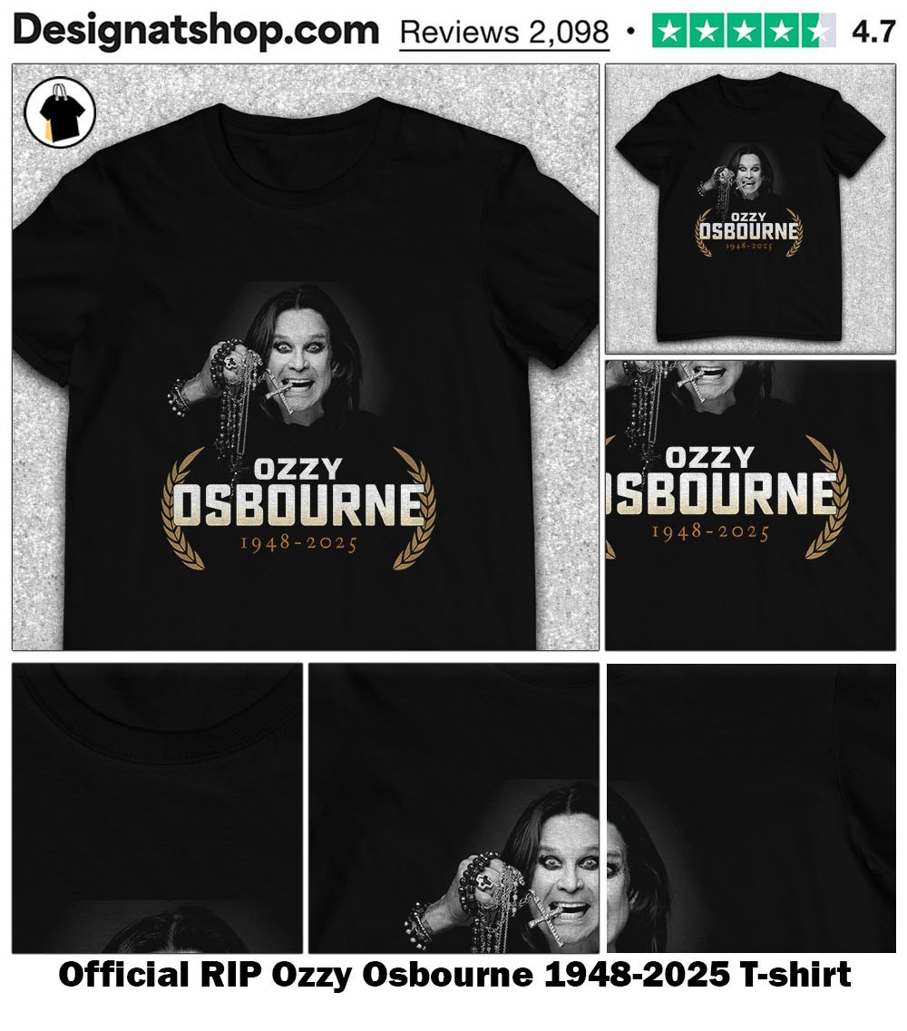 Official RIP Ozzy Osbourne 1948-2025 shirt, hoodie, sweater