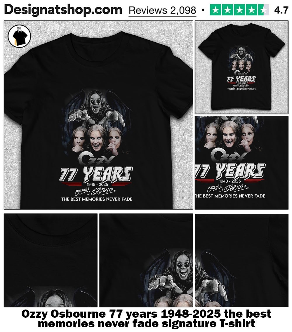 Ozzy Osbourne 77 years 1948-2025 the best memories never