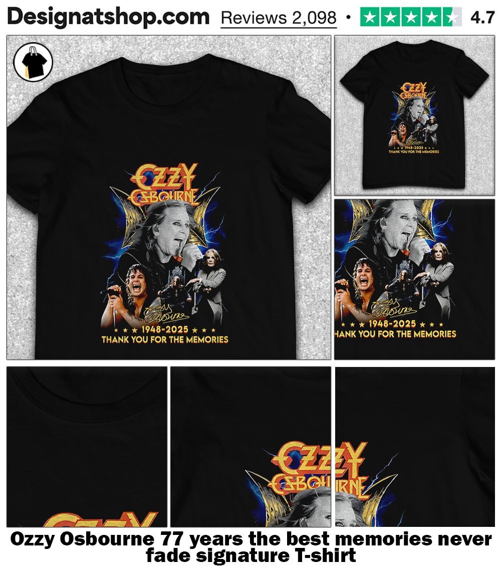 Ozzy Osbourne 77 years the best memories never fade