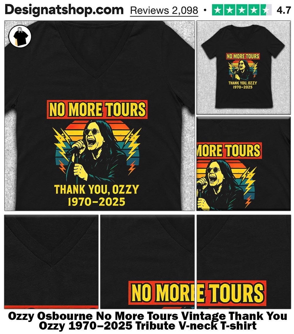 Little Feat British Tour 77 シャツ Ozzy Osbourne No More Tours Vintage Thank You Ozzy 1970–2025