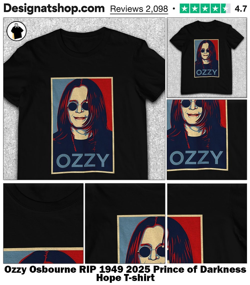 Ozzy Osbourne RIP 1949 2025 Prince of Darkness Hope shirt
