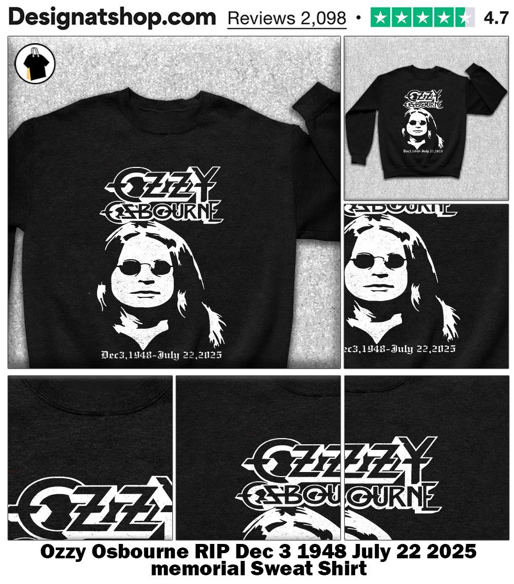 チャーリー Ozzy Osbourne RIP 1948 2025 memorial vintage shirt, hoodie