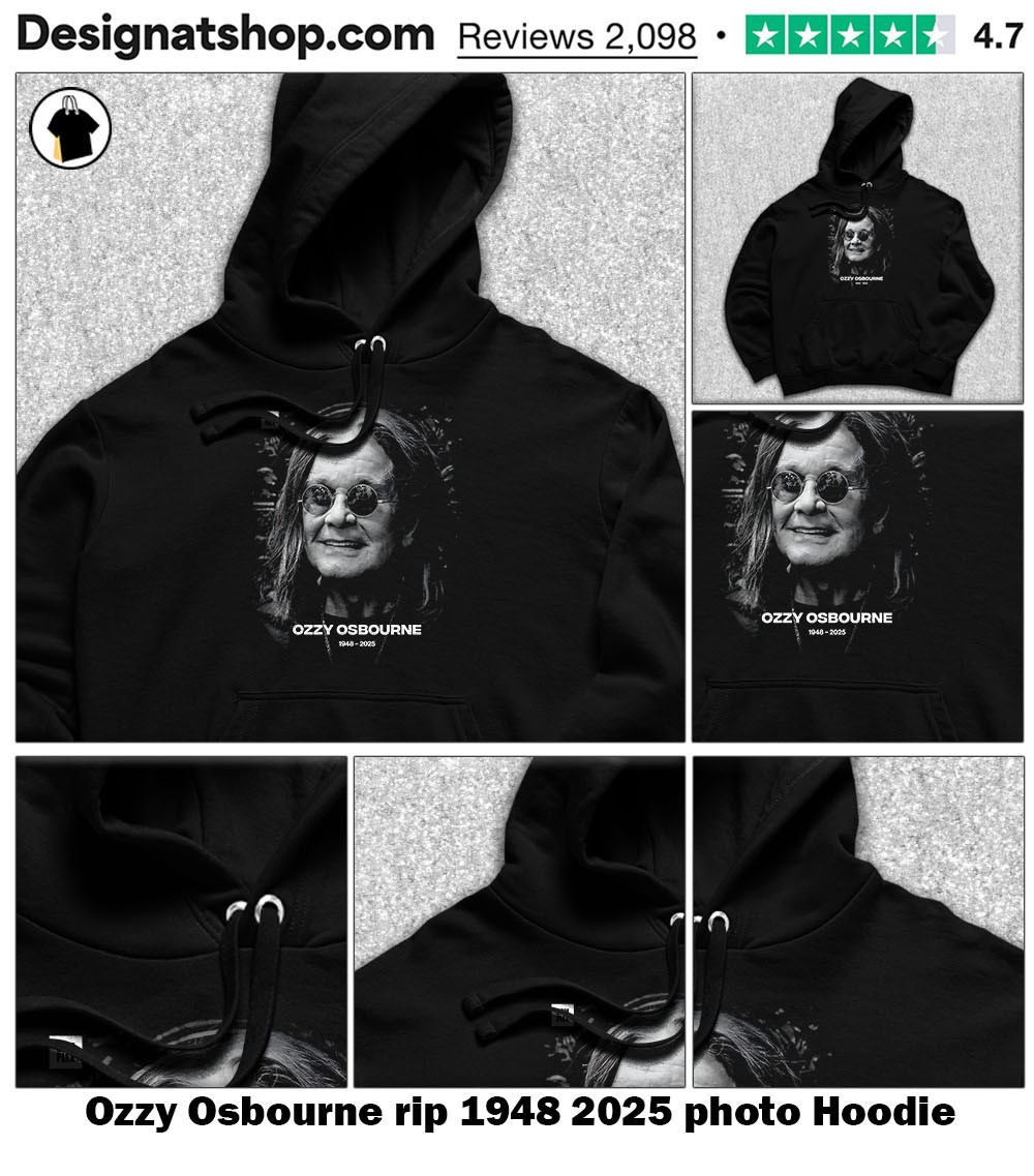 Ozzy Osbourne rip 1948 2025 photo shirt, hoodie, sweater
