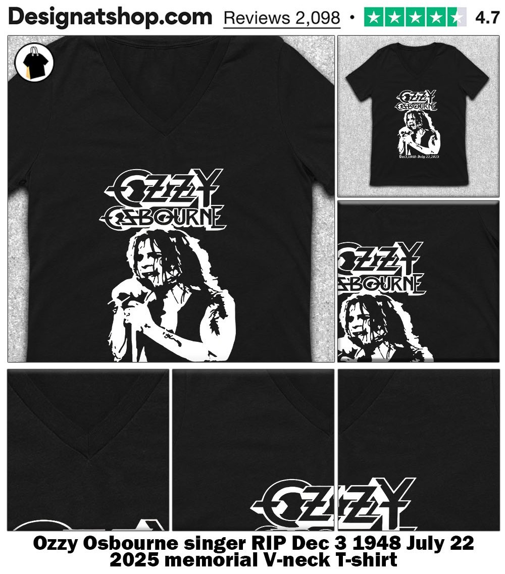 Ozzy Osbourne singer RIP Dec 3 1948 July 22 2025 memorial