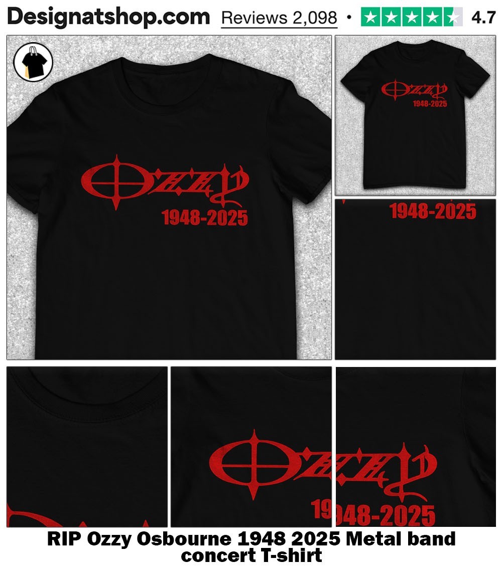RIP Ozzy Osbourne 1948 2025 legends never die shirt, hoodie