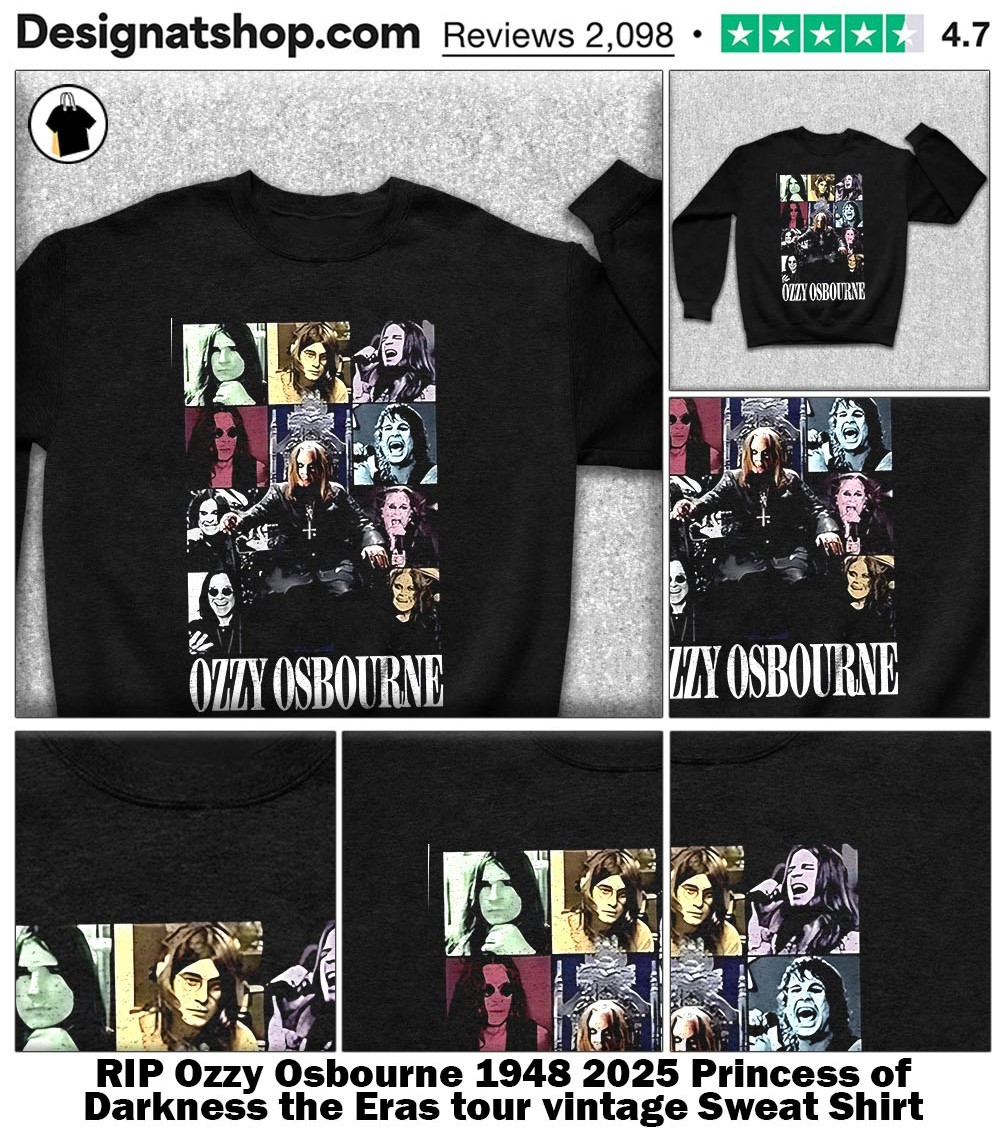RIP Ozzy Osbourne 1948 2025 Princess of Darkness the Eras