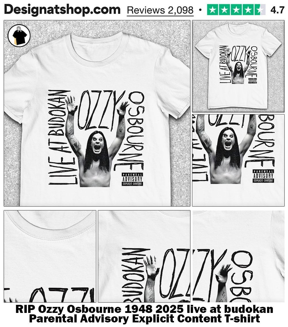 RIP Ozzy Osbourne 1948 2025 live at budokan Parental