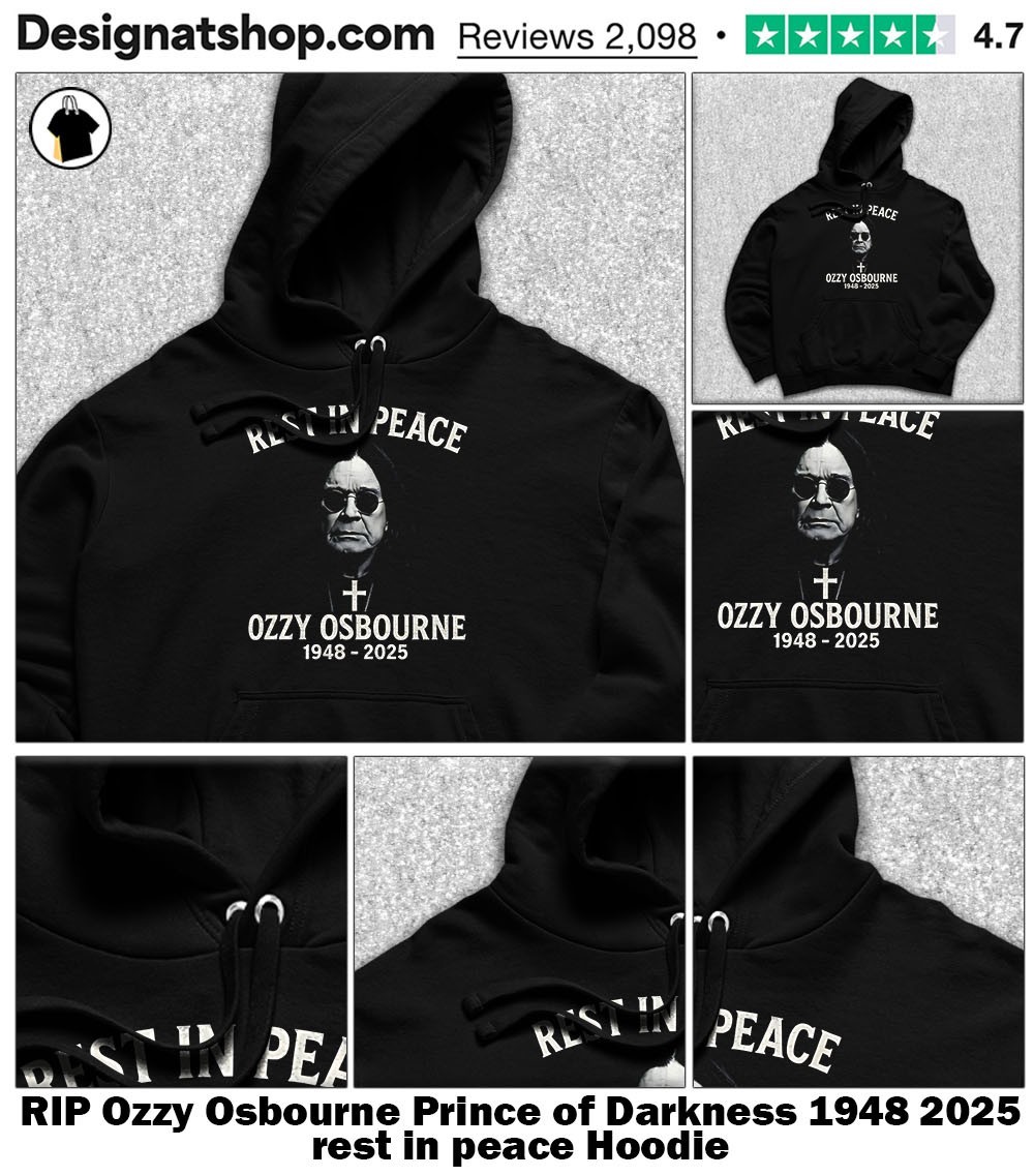RIP Ozzy Osbourne Prince of Darkness 1948 2025 rest in peace