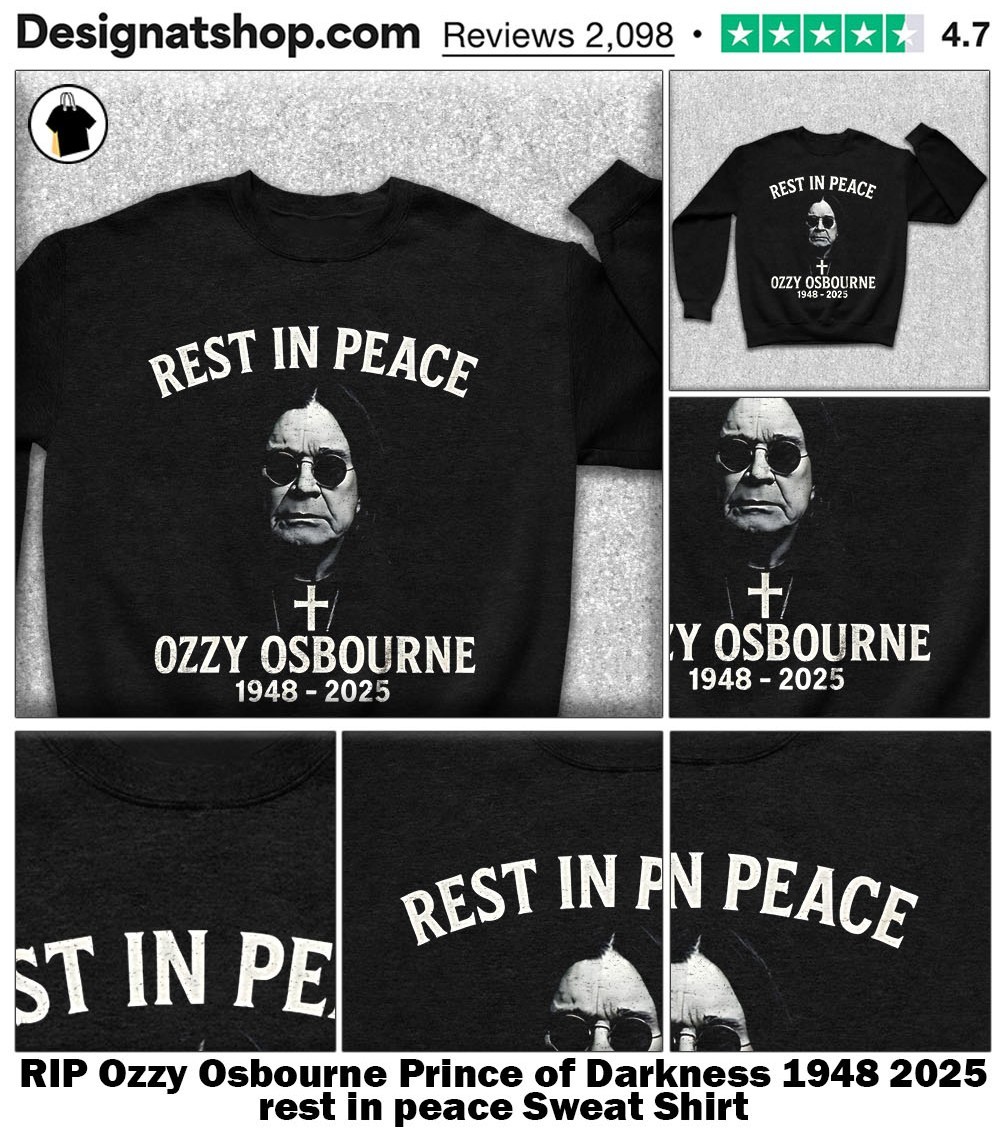 RIP Ozzy Osbourne Prince of Darkness 1948 2025 rest in peace