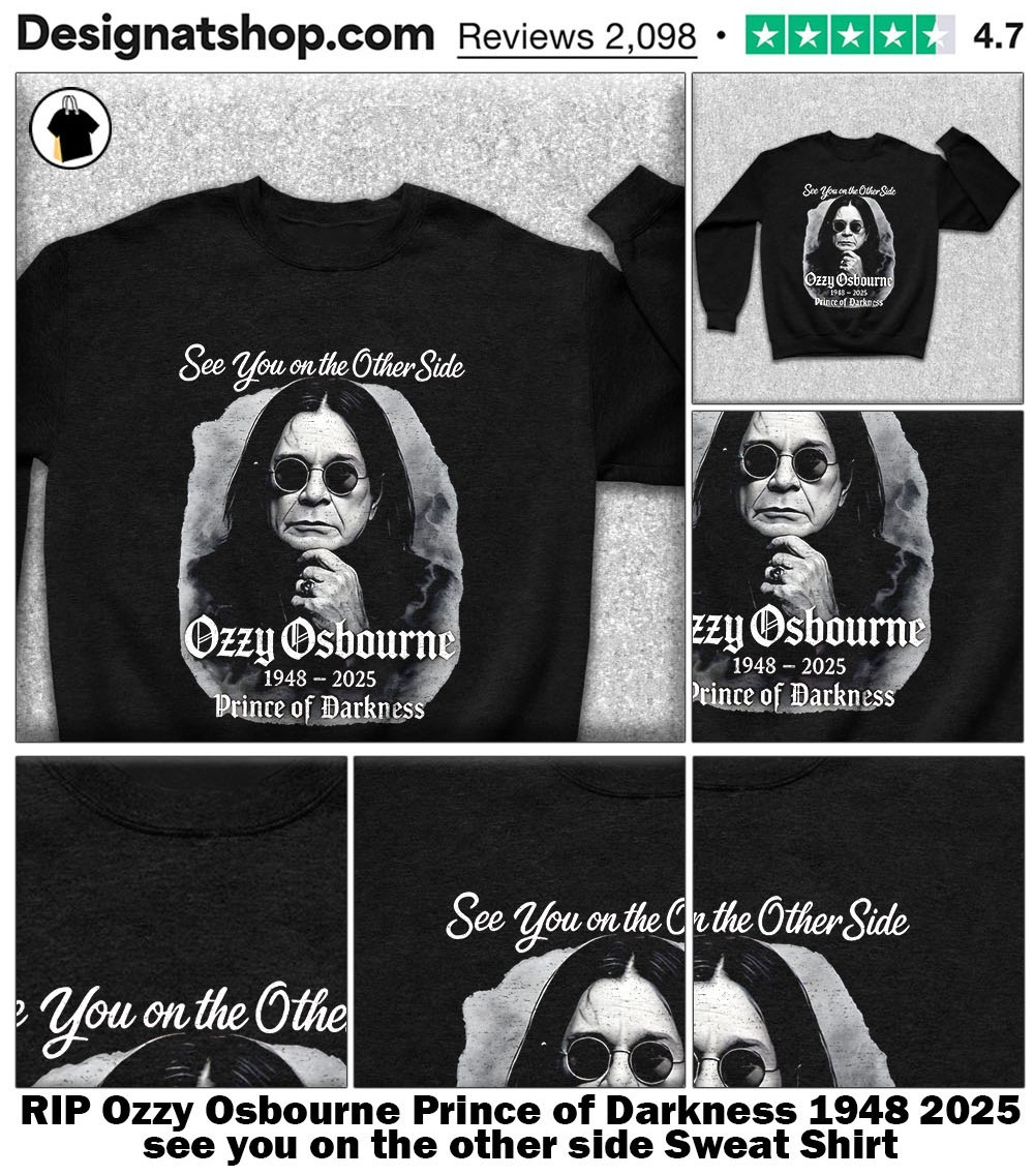 ozzy様 Ozzy Osbourne 1948-2025 Prince Of Darkness shirt, hoodie