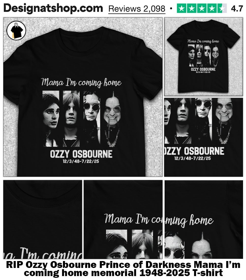 RIP Ozzy Osbourne Prince of Darkness Mama I'm coming home