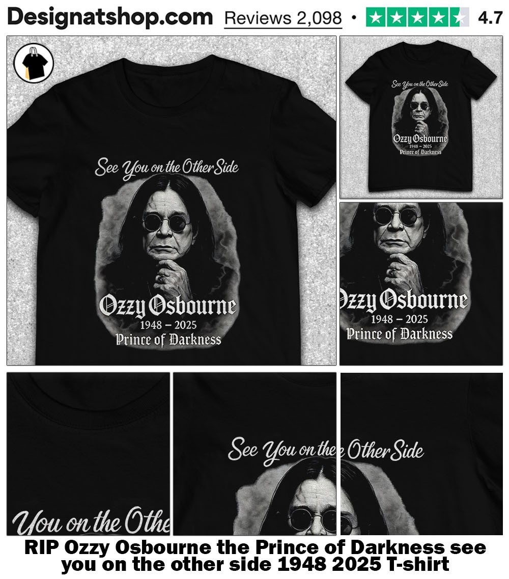 RIP Ozzy Osbourne the Prince of Darkness see you on the