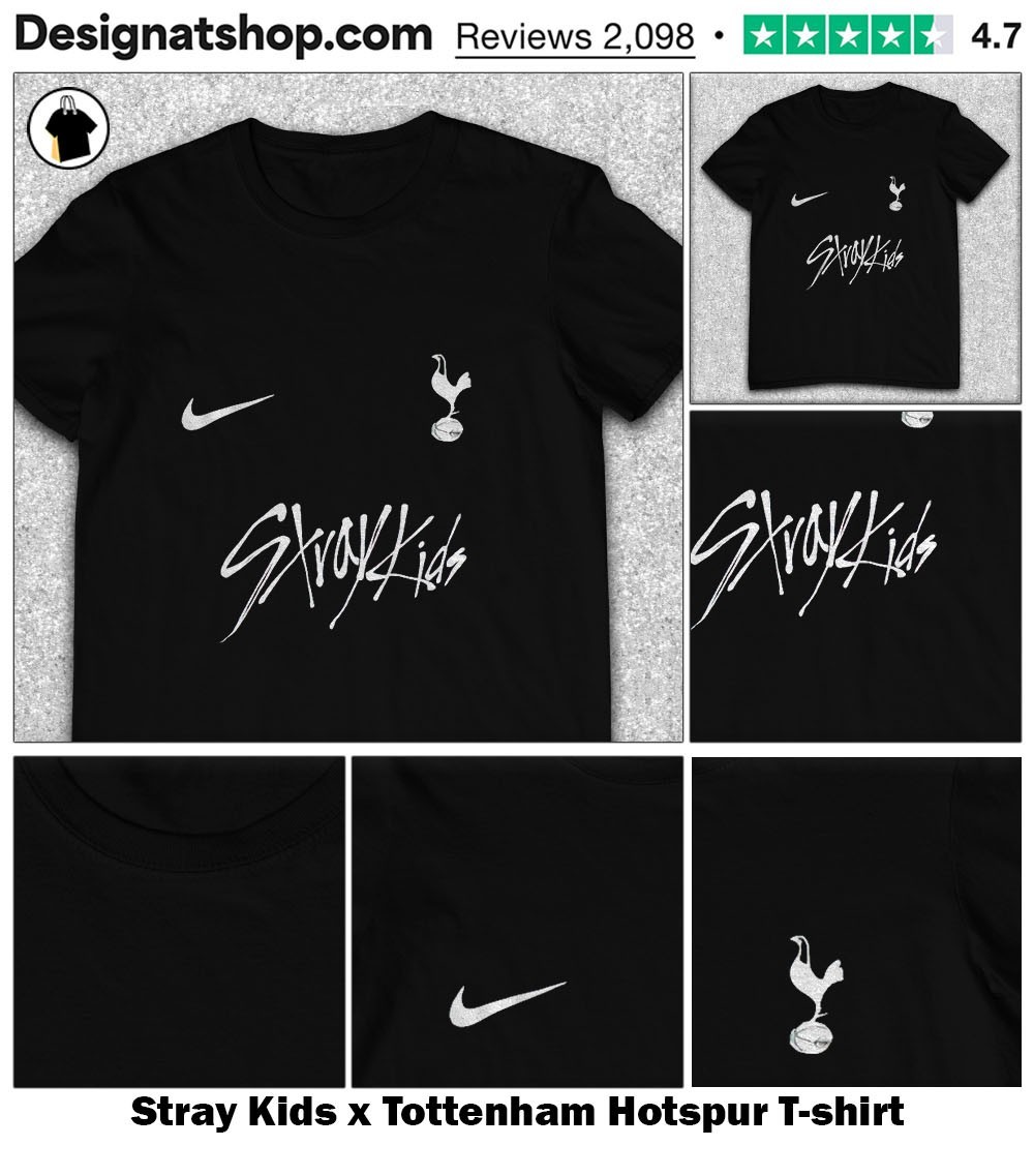 Stray Kids x Tottenham Hotspur shirt, hoodie, sweater, long Stray Kids x Tottenham Hotspur shirt, hoodie, sweater, long