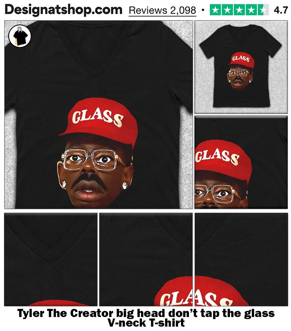 Tyler The Creator big head don't tap the glass shirt, hoodie