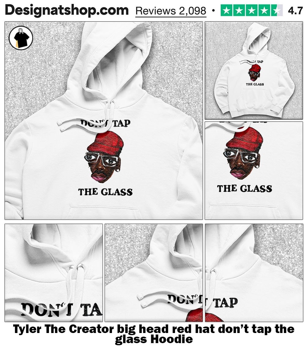 Tyler, The Creator ポップアップ GLASS Hoodie Tyler the Creator Golfwang Merch Don't Tap The Glass Hoodie
