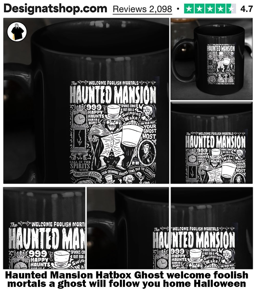 Haunted Mansion Hatbox Ghost welcome foolish mortals a ghost