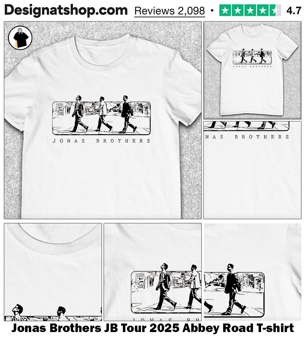 Jonas Brothers JB Tour 2025 Abbey Road shirt, hoodie