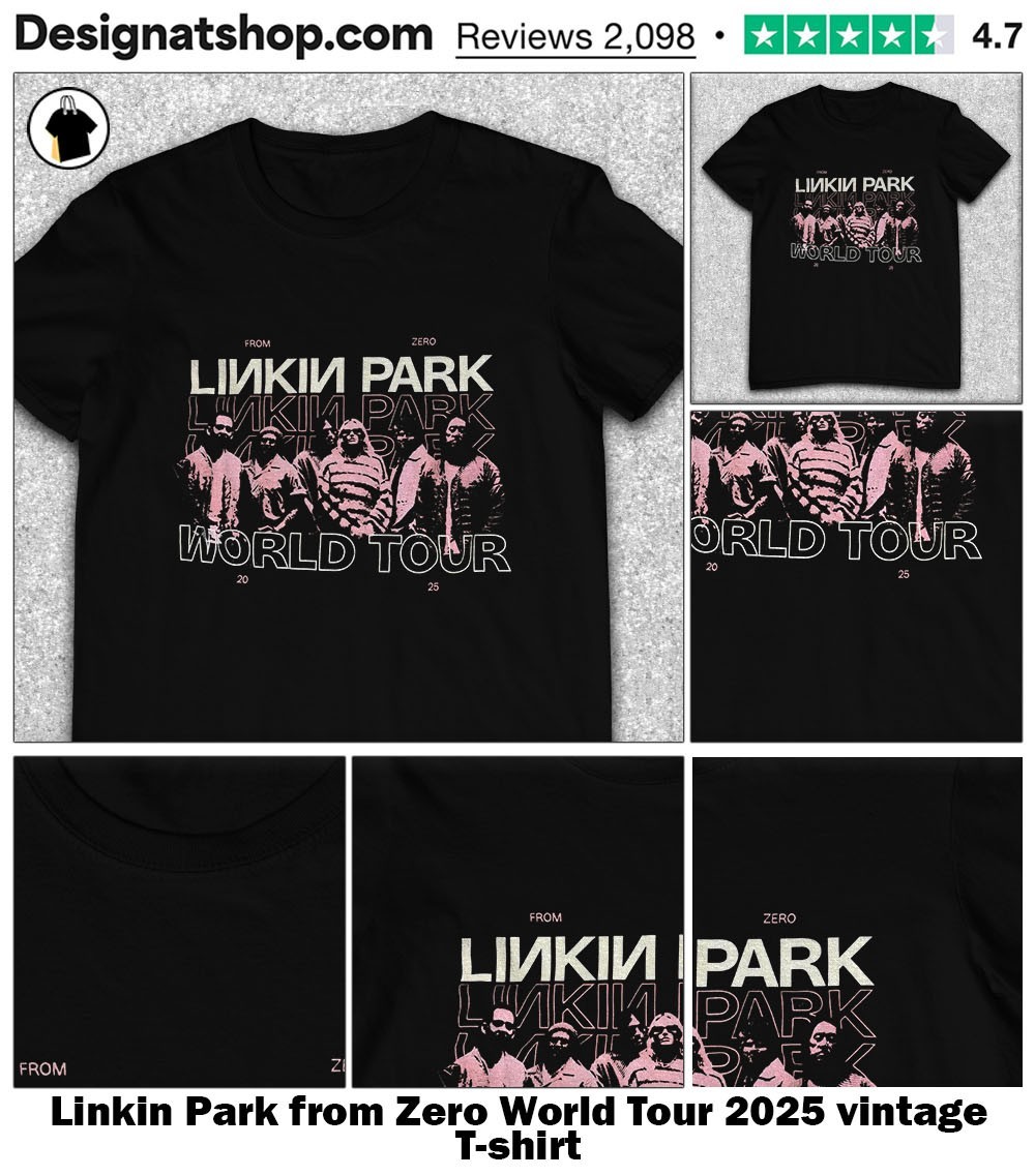 リンキンパーク FROM ZERO ツアー Tシャツ2025 ブラックXL Linkin Park From Zero world tour 2025 aug 21 shirt, hoodie